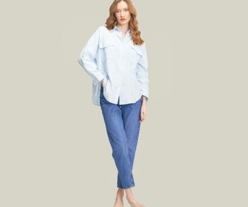 Drop Shoulder Linen - 711samre