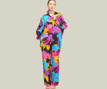 Multicolored Patterned Viscose - 617tk